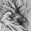 Placeholder: Beautiful Mutant hawk, ultra detailed, psychedelic, sketched, pencil