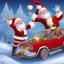 Placeholder: santa running out of gas