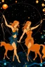 Placeholder: Sagittarius and Virgo luminous and manure full of stars