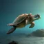 Placeholder: Warior Turtle deep water lights night, unreal 5, octane render, cinema4d, redshift render, hyper realistic, cenematic, vibrancy, synthwave, retouch, centered, dynamic lighting, dramatic lighting, 4k, highly detailed, attractive beautiful, realistic, virtual reality, epic composition, holographic,