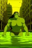 Placeholder: Yellow, shehulk, swimming, downtown abbey