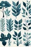 Placeholder: stylized plant different shapes
