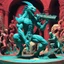 Placeholder: (crazy psychedelic high res 3D anaglyph photo by Ray Harryhausen) LEGION X: he has proven to have an endless array of identities living and growing inside him