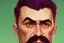 Placeholder: Portrait of Joseph Stalin by Jake Bartok