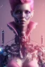 Placeholder: cyborg, pink hair, sexy, perfekt, real, dream