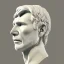 Placeholder: white marble bust of harrison ford, photo realistic, hight definition, 8k