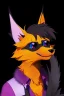 Placeholder: A fox fursona, furry, fursona, anthropomorphic fox, anthropomorphic raccoon, head shot, master quality, well drawn,