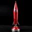 Placeholder: A red fiery rocket painted by Peter Carl Faberge