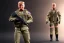 Placeholder: G.I. Joe doll soldier nylon Donald Trump, gun,boots, helmet, Trump facial detail,trump