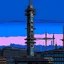 Placeholder: cyberpunk retro futuristic for comics really tall from far away