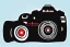 Placeholder: DSLR Camera Photography Vector Vector Illustration