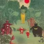 Placeholder: mix with batman and tardigrade by henri rousseau and dr seuss