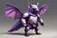 Placeholder: Purple and White Fruitbat wearing armour