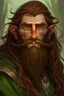 Placeholder: Gnom, braune lange wilde Haare, große, auffällig dicker Nase, grüne Augen, sehr jung (etwa zwanzig Jahre) , Druide, gebräunte Haut, Zeichen im Gesicht, kein Bart, Mann
