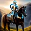 Placeholder: Ultra detailed fullbody Portrait in oil on canvas of Medieval Knight with plate armor riding a horse,extremely detailed digital painting, extremely detailed face, crystal clear eyes, mystical colors ,perfectly centered image, perfect composition, rim light, beautiful lighting,masterpiece ,8k, stunning scene, raytracing, anatomically correct by Seung Eun Kim and simon bisley and Nagasawa Rosetsu.16k