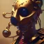 Placeholder: Pirate mask, steampunk, unreal 5, octane render, cinema4d, dynamic lighting, dramatic lighting, 4k, redshift render, highly detailed, hyper realistic,center camera