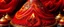 Placeholder: A red volcanic plateau with powerful fire designed in Mehndi design painted by Peter Carl Faberge
