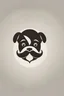 Placeholder: Create a logo, not minimalist style, that shows a dog's mustache
