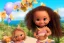 Placeholder: a beatiful little baby girl, 9 months old, moana style, waivy hair, brown eyes, realistic, intriacte detail,volumetric lighting, particales, highly detailed, cinematic, magnificent, majestic, Realistic photography, incredibly detailed, ultra high resolution, 8k, complex 3d render, cinema 4d