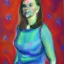 Placeholder: Full body portrait, painting, medium shot lady BizarroFiction