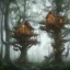 Placeholder: Elf tree house in the forest, 8k, realistic, intricate, highly detailed, cinematic