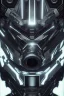 Placeholder: black tron legacy mask, close-up, macro lens, centered camera, intricate details, small minutiae, tiny features, particulars, colorful, 8k, least ambient occlusion, volumetric lighting,