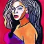 Placeholder: Beyonce portrait by picasso