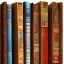 Placeholder: game texture beautiful wooden colorful bookshelves block close up