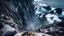Placeholder: This mesmerizing ocean cliff scene captures the dramatic power and beauty of nature. Towering rugged cliffs stand majestically against the vast expanse of the ocean, where the water pours into a singular bottomless pit. The cliffs, with their sharp and jagged edges, create a stark contrast to the rough, flowing water, making the scene even more captivating. Sunlight pierces through the mist rising from the waterfalls, creating a magical, ethereal atmosphere