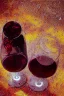 Placeholder: Wine drops from a fork looking down into a red wine glass in which a beautiful woman bathes on a modern kitchen counter, on embroidered lace, Hyper realistic, oil on canvas award winning fantastic view ultra detailed acrylic art Ultra realistic Impressionism Surrealism simen johan, sharp focus intricate oil on canvas cinematic lighting photorealistic high detail ultra detailed crisp quality in sunshine