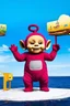 Placeholder: God is a giant Teletubby with billions of screens; Lowbrow