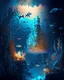 Placeholder: A vast underwater world with luminescent creatures and coral castles