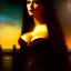 Placeholder: portrait of beautiful busty Clara de Noche painting by Brom , oil on canvas, cinematic composition, extreme detail,fit full head inside picture