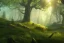 Placeholder: forest trees sunshine mountains