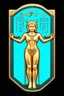 Placeholder: fusion between instinct and spirit; Art Deco Celestial Hieroglyphic Symbolism