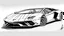 Placeholder: lamborigini car drawn without color for coloring