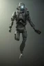 Placeholder: diver like a cyborg,with gun,detail,textures,cinematic