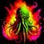 Placeholder: Exponential Cthulhu paradigm shift, surreal, by Ted McKeever and Jim Dine, acid wash mind-bending illustration; asymmetric, warm neon colors, shine burn, atmosphere guided by N(t)=N0​⋅e−kt