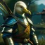 Placeholder: a knightly duck in a witcher's armor in the witcher's world