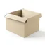 Placeholder: illustration of a carton moving box with an envelope in it against a white background. Full frame