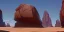 Placeholder: Desert with massive rock formations