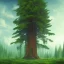 Placeholder: douglas fir tree in forest