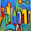 Placeholder: City skyline by Picasso