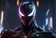 Placeholder: Machine symbiote in 8k solo leveling shadow drawing, jhin model, Halloween theme, neon lights, intricate details, highly detailed, high details, detailed portrait, masterpiece,ultra detailed, ultra quality