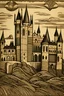 Placeholder: castle block print