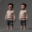 Placeholder: Hakim Ziyech toddler, full body, dramatic lighting, hyper realistic