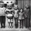 Placeholder: Old photo of robots and Creepy people