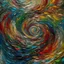 Placeholder: Chaos in Harmony: Picture a chaotic swirl of colors and textures that gradually coalesce into a harmonious composition. Within this chaos, subtle patterns emerge, drawing the viewer's gaze and encouraging contemplation of the delicate balance between order and disorder.
