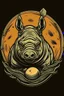 Placeholder: rhinoceros + egg +fierce + logo