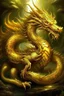 Placeholder: goldener drache mit fantasie